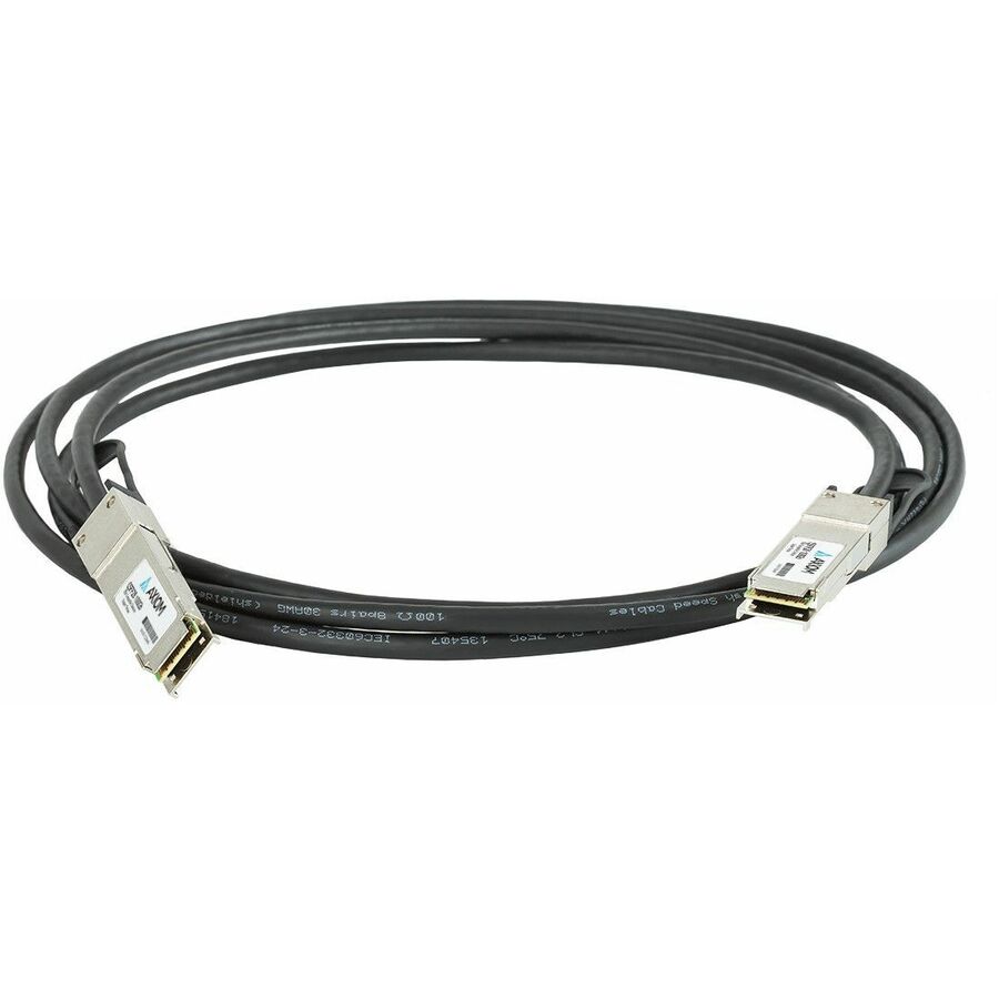 Axiom 100GBASE-CR4 QSFP28 Passive DAC Cable Ubiquiti Compatible 1m