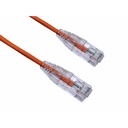 Axiom 7FT CAT6A BENDnFLEX Ultra-Thin Snagless Patch Cable (Orange) - TAA Compliant
