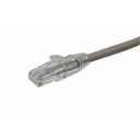 Axiom 4FT CAT6 Snagless Shielded (STP) Patch Cable - Gray - TAA Compliant