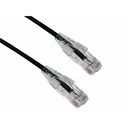 Axiom 1FT CAT6 Snagless BENDnFLEX Ultra-Thin Patch Cable - Black - TAA Compliant