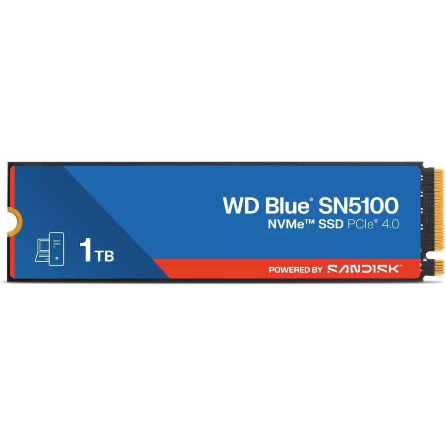Western Digital Blue WDS100T5B0E-00CPE0 1000 GB Solid State Drive - M.2 Internal - PCI Express