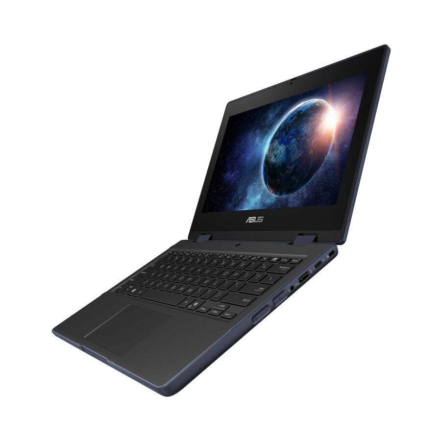 Asus BR1104F BR1104FTA-YS16T 11.6" Touchscreen Rugged Convertible 2 in 1 Notebook - HD - Intel N-Series N150 - 8 GB - Mineral Gray