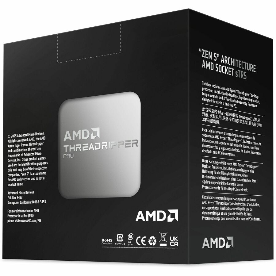 AMD RyzenTM ThreadripperTM 9995WX processor with PRO technologies