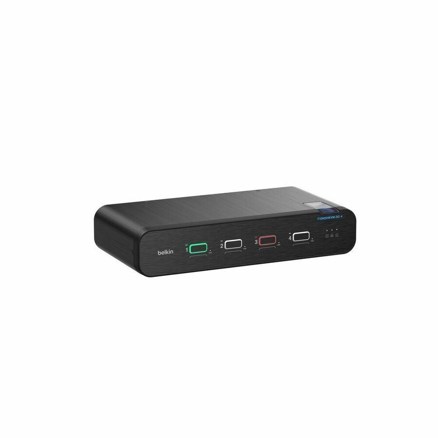 Belkin Universal DisplayPort Secure KVM, 4-Port Dual Head with CAC
