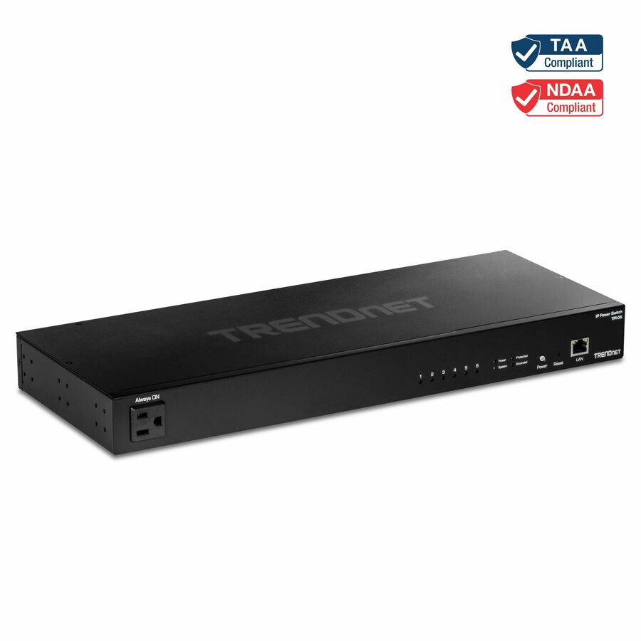 TRENDnet 6-Outlet Managed Rackmount Power Distribution Unit
