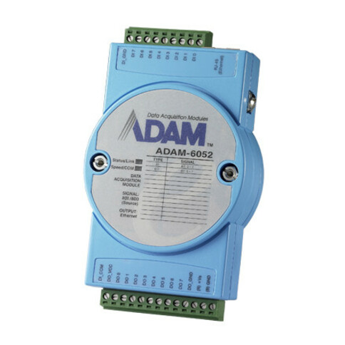 Advantech 16-ch Source-type Isolated Digital I/O Modbus TCP Module