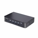 StarTech 4-Port DisplayPort 1.4 KVM Switch, 8K 60Hz / 4K 144Hz, 2x USB 3.0 Ports, 4x USB 2.0 Ports, Hotkey Switching, TAA Compliant