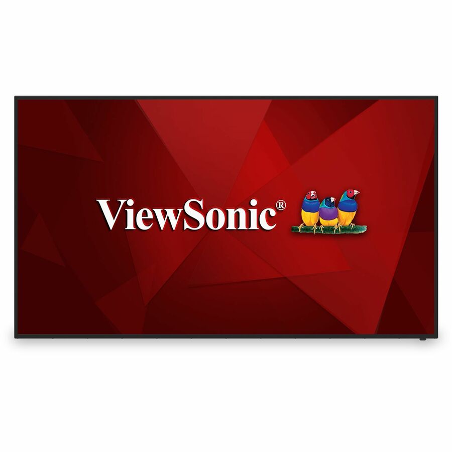 ViewSonic Commercial Display CDE7512-E1 - 4K, 16/7 Operation, Integrated Software and Fixed Wall Mount - 330 cd/m2 - 75" - Commercial Display CDE7512-E1 - 4K, 16/7 Operation, Integrated Software and Fixed Wall Mount - 330 cd/m2 - 75"