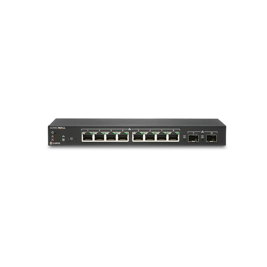 SonicWall SWS12-8POE Ethernet Switch