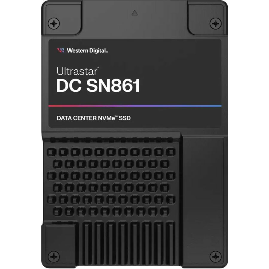 Western Digital Ultrastar DC SN861 0TS2533 6.40 TB Solid State Drive - 2.5" Internal - U.2 (PCI Express NVMe 5.0 x4) - Mixed Workload