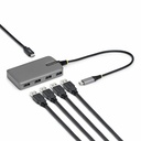 StarTech 4-Port USB-C Hub, 5Gbps, Bus Powered, 4x USB-A Ports, USB-C Auxiliary Power Input, Portable USB Type-C Hub