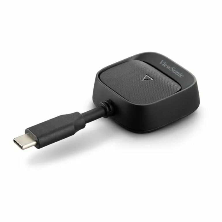 ViewSonic WPD-900 Wireless Screen Casting Kit with 1080p Full HD, Miracast, and AirPlay Support, USB-C, HDMI, and USB Inputs for Plug-and-Play Functionality