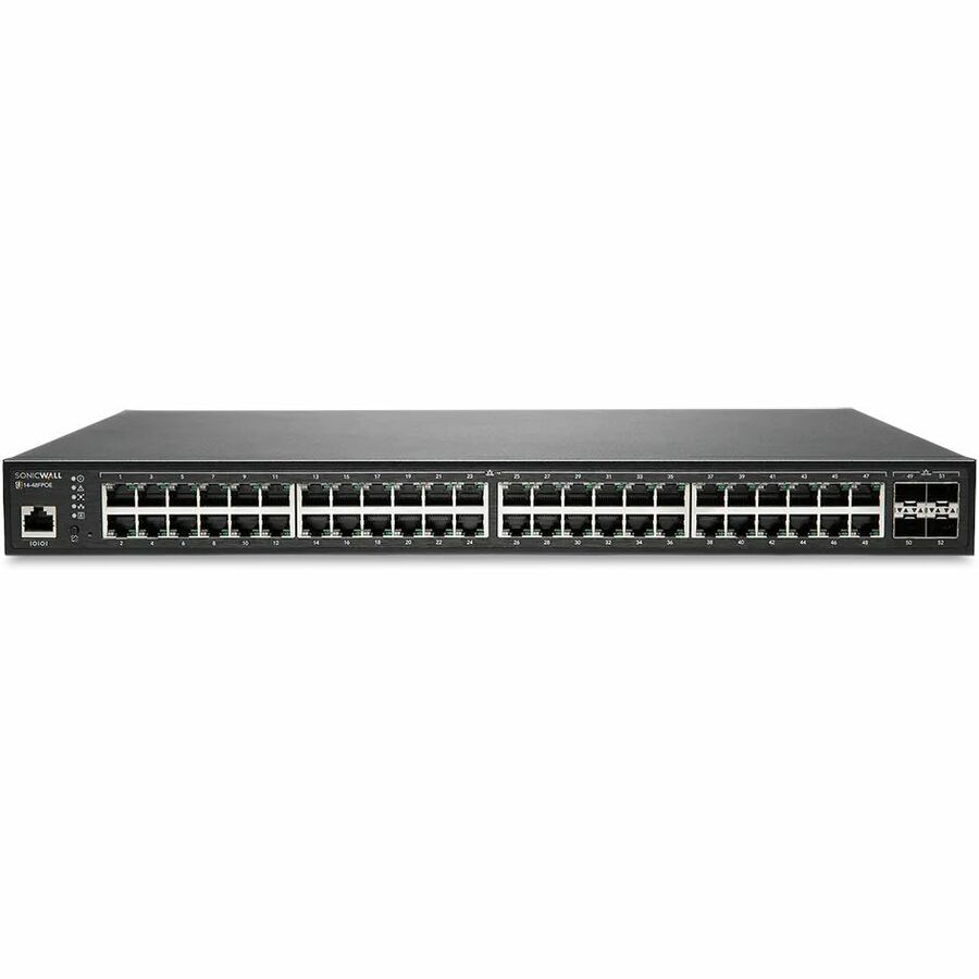 SonicWall SWITCH SWS14-48FPOE WITH WIRELESS NETWORK MANAGEMENT ESSENTIAL AND SUPPORT 1YR