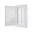 StarTech 28in Wall-Mount Media Enclosure, Cable Management Box for Network Distribution, Mounting Fixtures/Modules Included, White