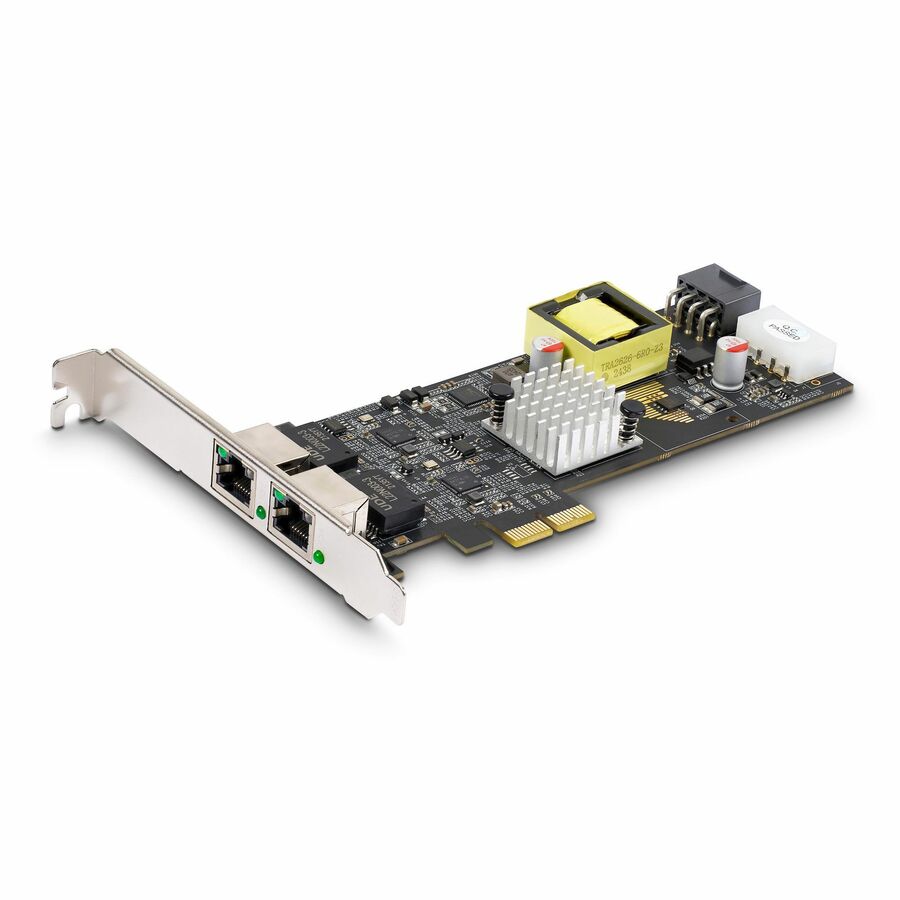 StarTech 2-Port 2.5Gbps PCI Express PoE Network Card, Dual Intel I225-V, PCIe 802.3af/at PoE+ Multi-Gigabit Ethernet NIC