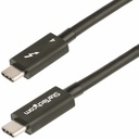 StarTech 1.6ft/50cm Thunderbolt 4 Cable, 40Gbps, 100W PD, 4K/8K Video, Intel-Certified, Compatible w/Thunderbolt 3/USB 3.2/DisplayPort