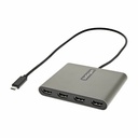 StarTech USB C to Quad HDMI Adapter, USB-C to 4x HDMI Monitor Converter for Windows (no support for macOS/ChromeOS/Linux) - TAA