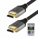 StarTech 6ft/2m HDMI 2.1 Cable, Certified Ultra High Speed HDMI Cable 48Gbps, 8K 60Hz/4K 120Hz HDR10+, 8K HDMI Cable, Monitor/Display