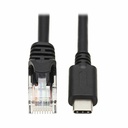 Tripp Lite by Eaton USB-C to RJ45 Serial Rollover Cable (M/M) - Cisco Compatible 250 Kbps 6 ft. (1.8 m)