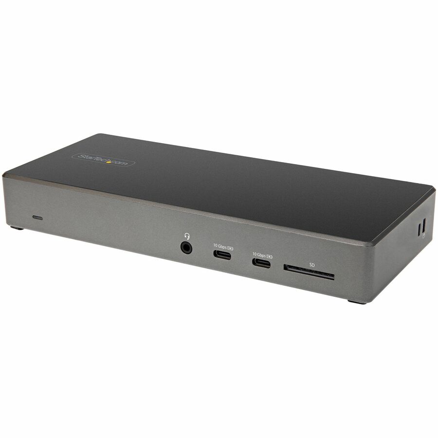 StarTech USB C Dock, Triple 4K Monitor USB-C Docking Station with DP 1.4 & DSC, 2x DisplayPort & 1x HDMI, 100W PD, 6x USB (2x 10Gbps)