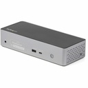 StarTech USB-C Dock, 4K 60Hz Quad Monitor DisplayPort & HDMI, Universal USB C Docking Station, 100W Power Delivery, USB Hub 1C/3A, GbE