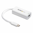 StarTech USB-C to Mini DisplayPort Adapter - 4K 60Hz - White - USB Type-C to Mini DP Adapter - Thunderbolt 3 Compatible