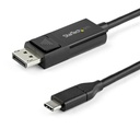 StarTech 6ft (2m) USB C to DisplayPort 1.2 Cable 4K 60Hz - Reversible DP to USB-C / USB-C to DP Video Adapter Monitor Cable HBR2/HDR