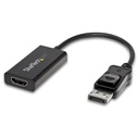 StarTech DisplayPort to HDMI Adapter, 4K 60Hz HDR10 Active DisplayPort 1.4 to HDMI 2.0b Converter, Latching DP Connector, DP to HDMI
