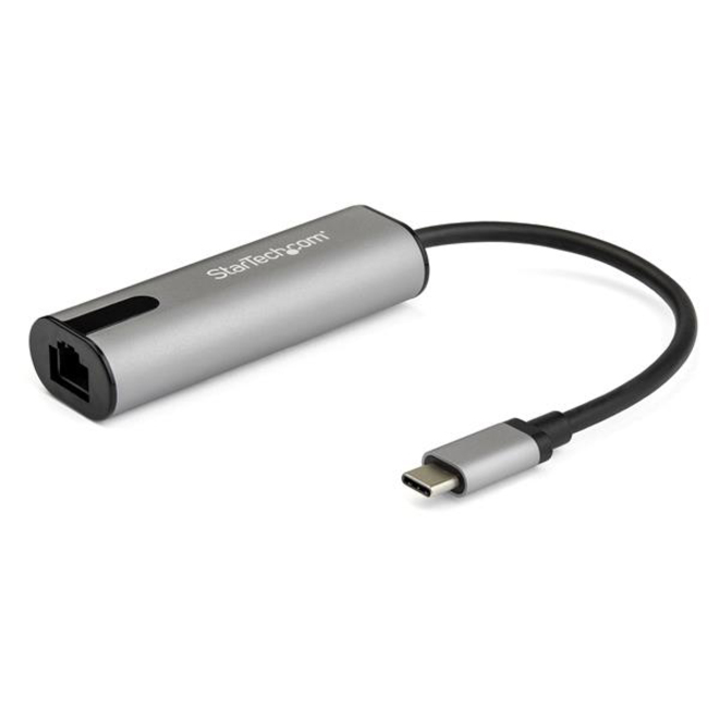 StarTech 2.5GbE USB C to Ethernet Adapter - NBASE-T NIC - USB 3.0 Type C 2.5/1 Gigabit/100 Mbps Multi Speed Network - USB 3.1 RJ45/LAN