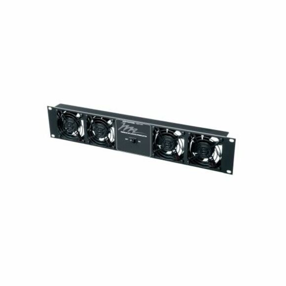 Middle Atlantic UQFP Series Ultra Quiet Fan Panel - 100 CFM Fan Panel - Black