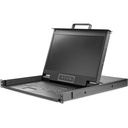 StarTech Rackmount KVM Console HD 1080p - Single Port VGA KVM w/17" LCD Monitor - 1U LCD KVM Server Rack Drawer w/Cables - USB Support