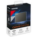 Toshiba Canvio Gaming HDTX140XK3CA 4 TB Portable Hard Drive - External - Black