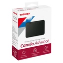Toshiba Canvio Advance HDTCA40XK3CA 4 TB Portable Hard Drive - External - Black