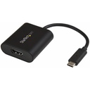 StarTech USB C to 4K HDMI Adapter - 4K 60Hz - Thunderbolt 3 Compatible - USB Type C to HDMI Video Display Adapter