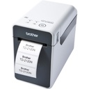 Brother TD-2120N Desktop Direct Thermal Printer - Monochrome - Label/Receipt Print - Fast Ethernet - USB - Serial - White, Gray