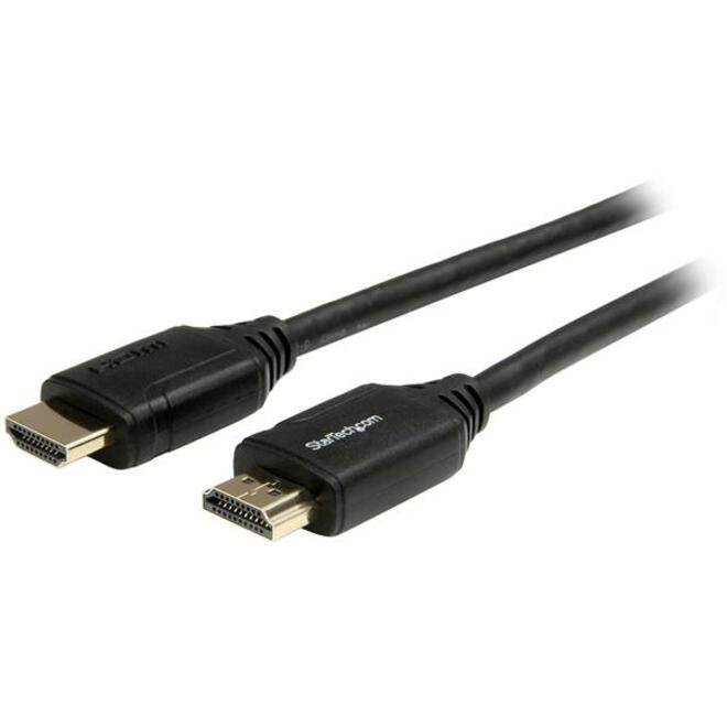StarTech 10ft (3m) Premium Certified HDMI 2.0 Cable with Ethernet, High Speed Ultra HD 4K 60Hz HDMI Cable HDR10, UHD HDMI Monitor Cord