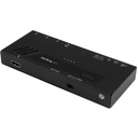 StarTech 4-Port HDMI Automatic Video Switch, 4K 2x1 HDMI Switch with Fast Switching, Auto-Sensing and Serial Control, TAA