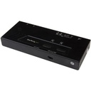 StarTech 2x2 HDMI Matrix Switch, 4K with Fast Switching, Auto-Sensing and Serial Control, TAA