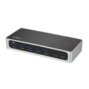StarTech 7 Port USB C Hub with Fast Charge - 5x USB-A & 2x USB-C (USB 3.0 SuperSpeed 5Gbps) - USB 3.2 Gen 1 Adapter Hub - Self Powered