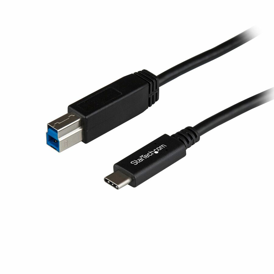 StarTech 3.3ft (1m) USB-B to USB-C Cable, USB 10Gbps, Data Cord, USB 3.2 Gen 2, USB-C Data Transfer Cable