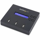 StarTech Standalone 1 to 2 USB Thumb Drive Duplicator/Eraser, USB Flash Drive Copier/Cloner, Sector-by-Sector Copy, Sanitizer, TAA