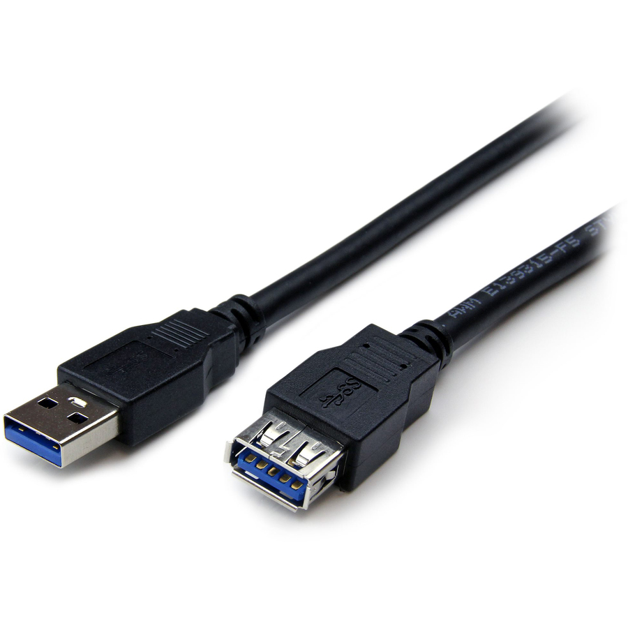 StarTech 6 ft Black SuperSpeed USB 3.0 (5Gbps) Extension Cable A to A - M/F