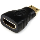 StarTech Mini HDMI to HDMI Adapter, 4K High Speed HDMI Adapter, 4K 30Hz Ultra HD High Speed HDMI Adapter, UHD Mini HDMI Adapter 4K