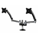 Peerless-AV® Grommet Base Dual Monitor Desktop Arm Mount for up to 38" Monitors