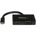 StarTech Travel A/V Adapter: 2-in-1 Mini DisplayPort to HDMI or VGA Converter