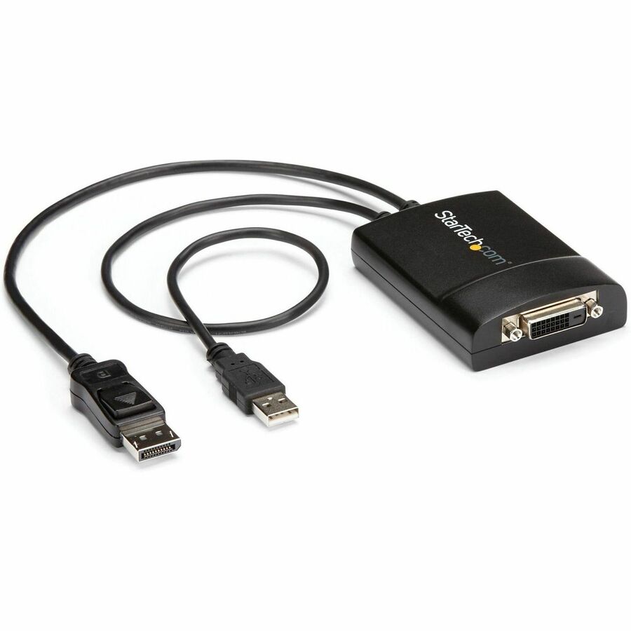 StarTech DisplayPort to DVI Dual Link Active Adapter, DisplayPort to DVI-D Adapter/Video Converter 2560x1600 60Hz, DP to DVI Adapter