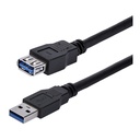 StarTech 1m Black SuperSpeed USB 3.0 (5Gbps) Extension Cable A to A - M/F