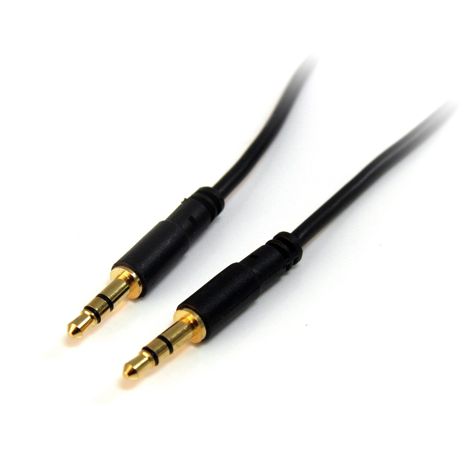StarTech 10 ft Slim 3.5mm Stereo Audio Cable - M/M
