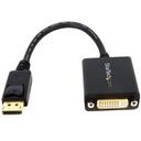 StarTech DisplayPort to DVI Adapter, DisplayPort to DVI-D Adapter/Video Converter 1080p, DP 1.2 to DVI Monitor, Latching DP Connector