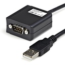 StarTech 6ft (1.8m) 1-Port Professional RS422/485 USB Serial Cable Adapter with COM Retention, USB to RS422 Adapter - TAA